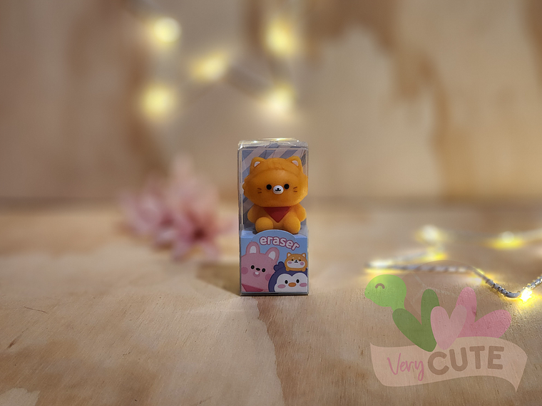 Goma de Borrar 3D - Animalitos Kawaii 3