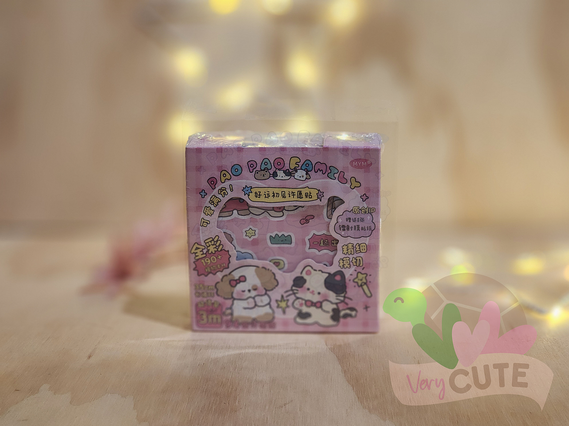 Stickers en Rollo - Pao Pao Family 1