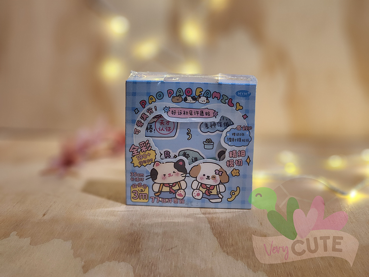 Stickers en Rollo - Pao Pao Family 2