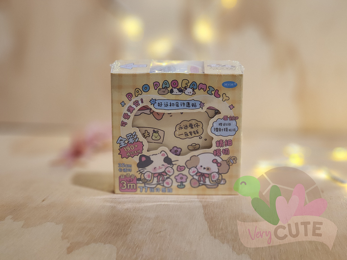 Stickers en Rollo - Pao Pao Family 3