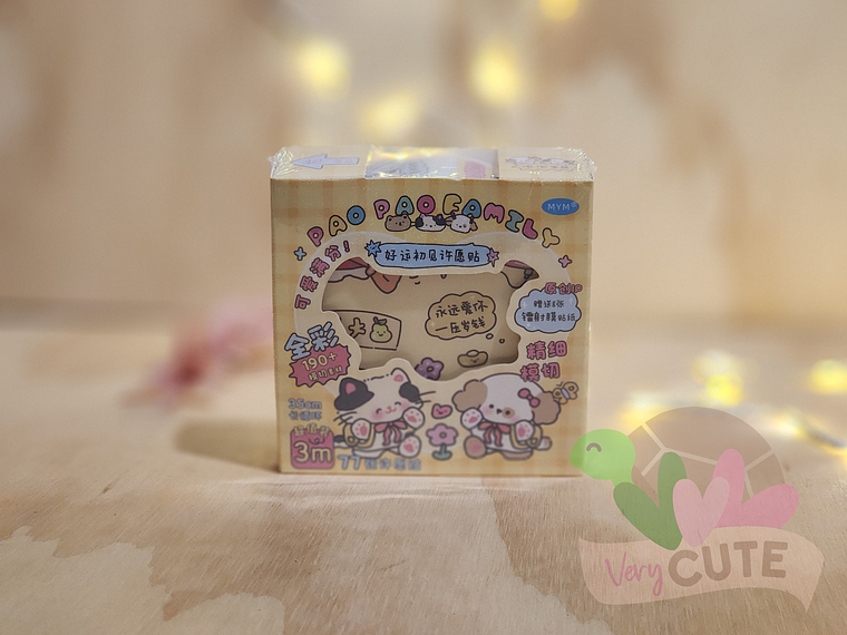 Stickers en Rollo - Pao Pao Family 3