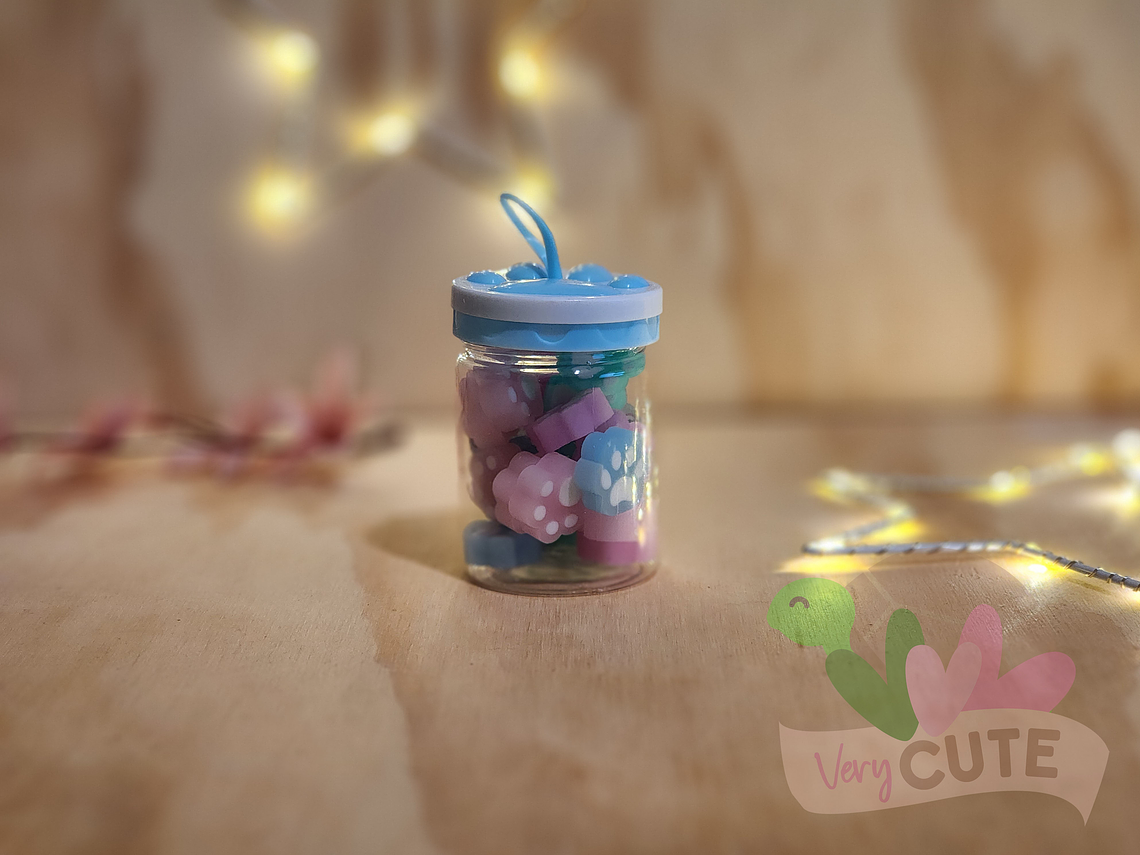 Frasco con Mini Gomas Patita 1