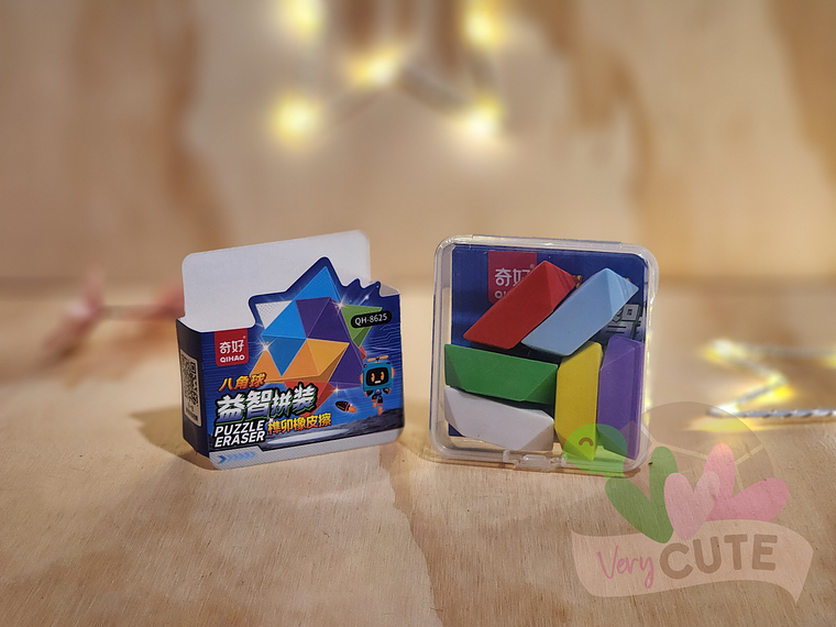 Set de 6pcs Gomas de Borrar - Puzzle 1