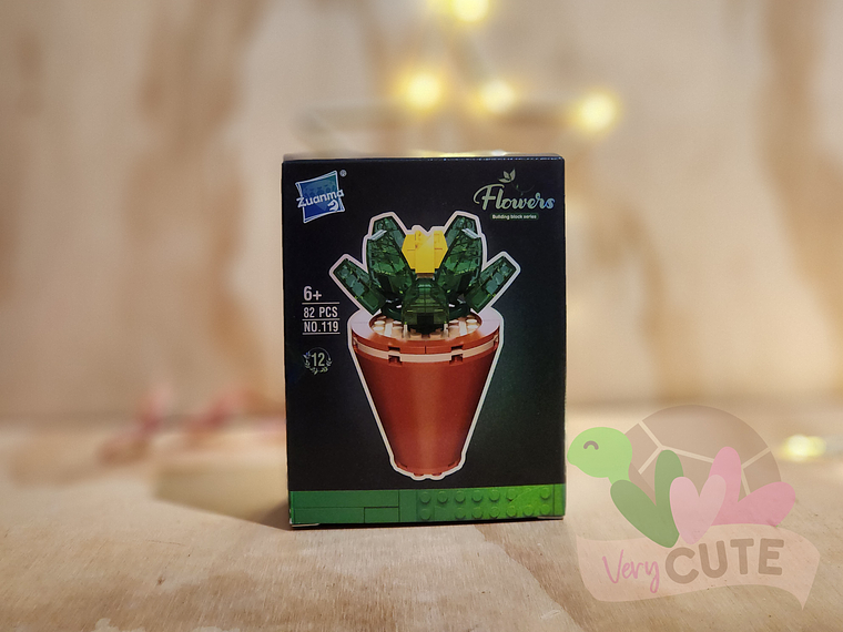 Set Bloques de Construcción en Caja - Suculentas 5