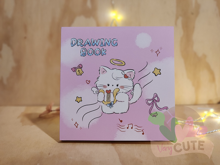 Croquera Cuadrada - Diseño Gatitos 1