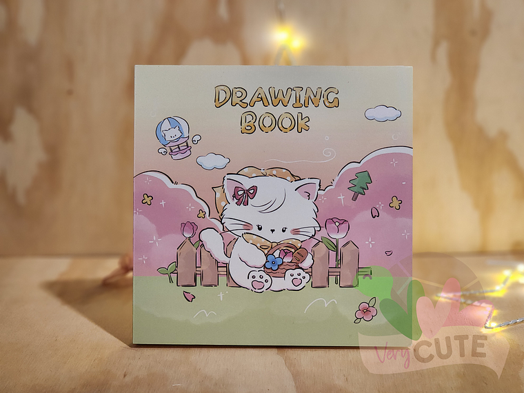 Croquera Cuadrada - Diseño Gatitos 2