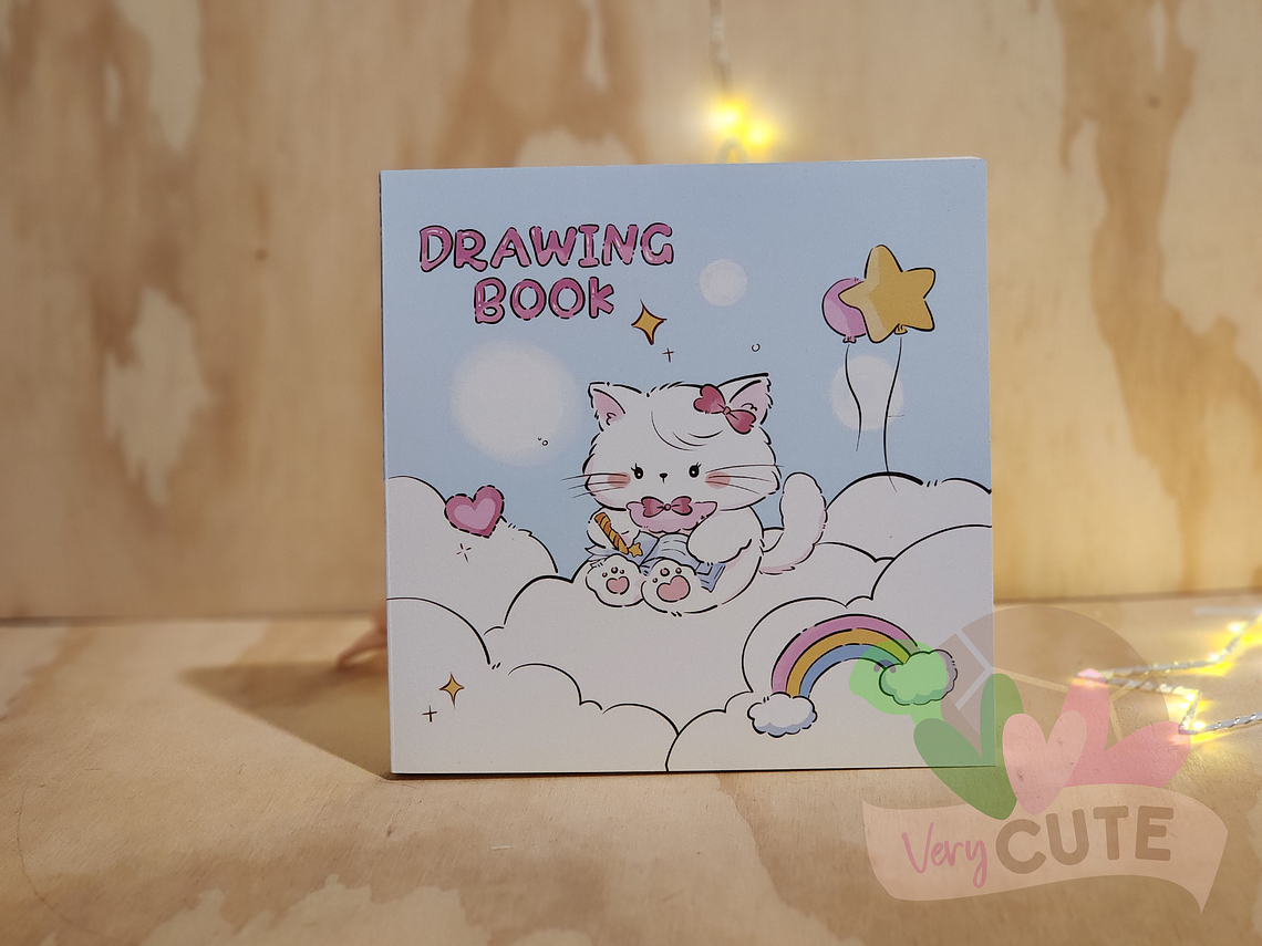 Croquera Cuadrada - Diseño Gatitos 3