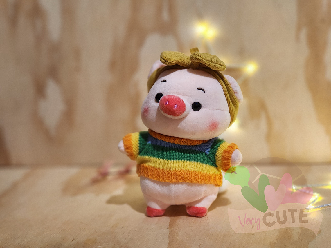 Peluche Chanchito con Sweater 2