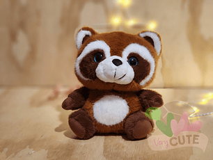 Peluche Panda Rojo