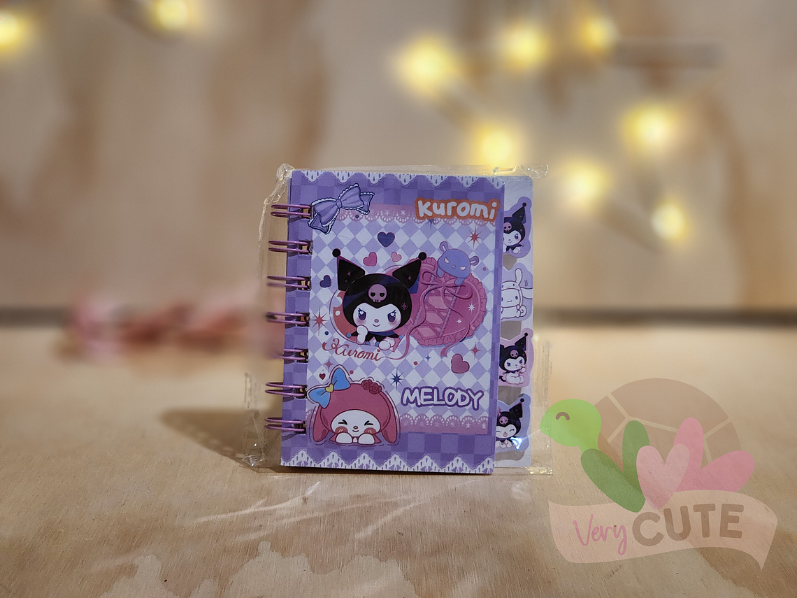 Mini Libreta con Separadores - Kuromi 2