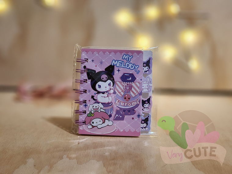 Mini Libreta con Separadores - Kuromi 3