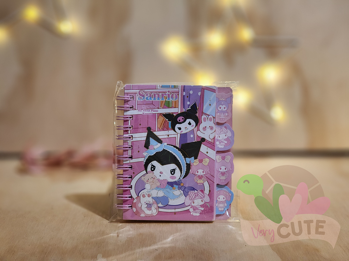 Mini Libreta con Separadores - Kuromi 4