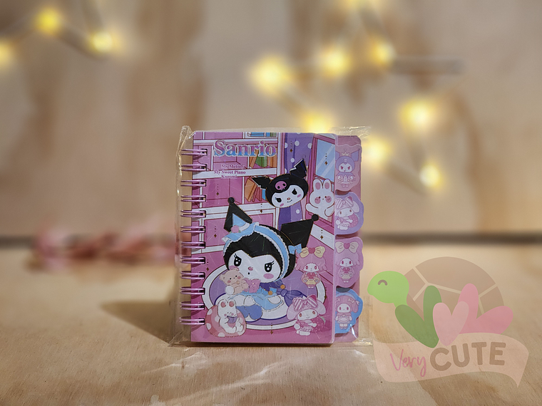 Mini Libreta con Separadores - Kuromi 4