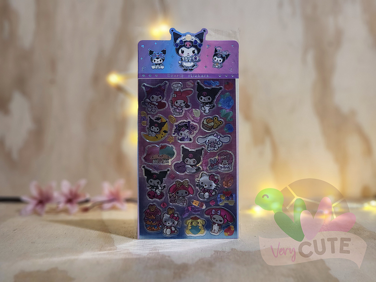 Stickers Metalicos - Personajes Sanrio 1