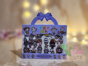 Stickers Labubu - 3 láminas