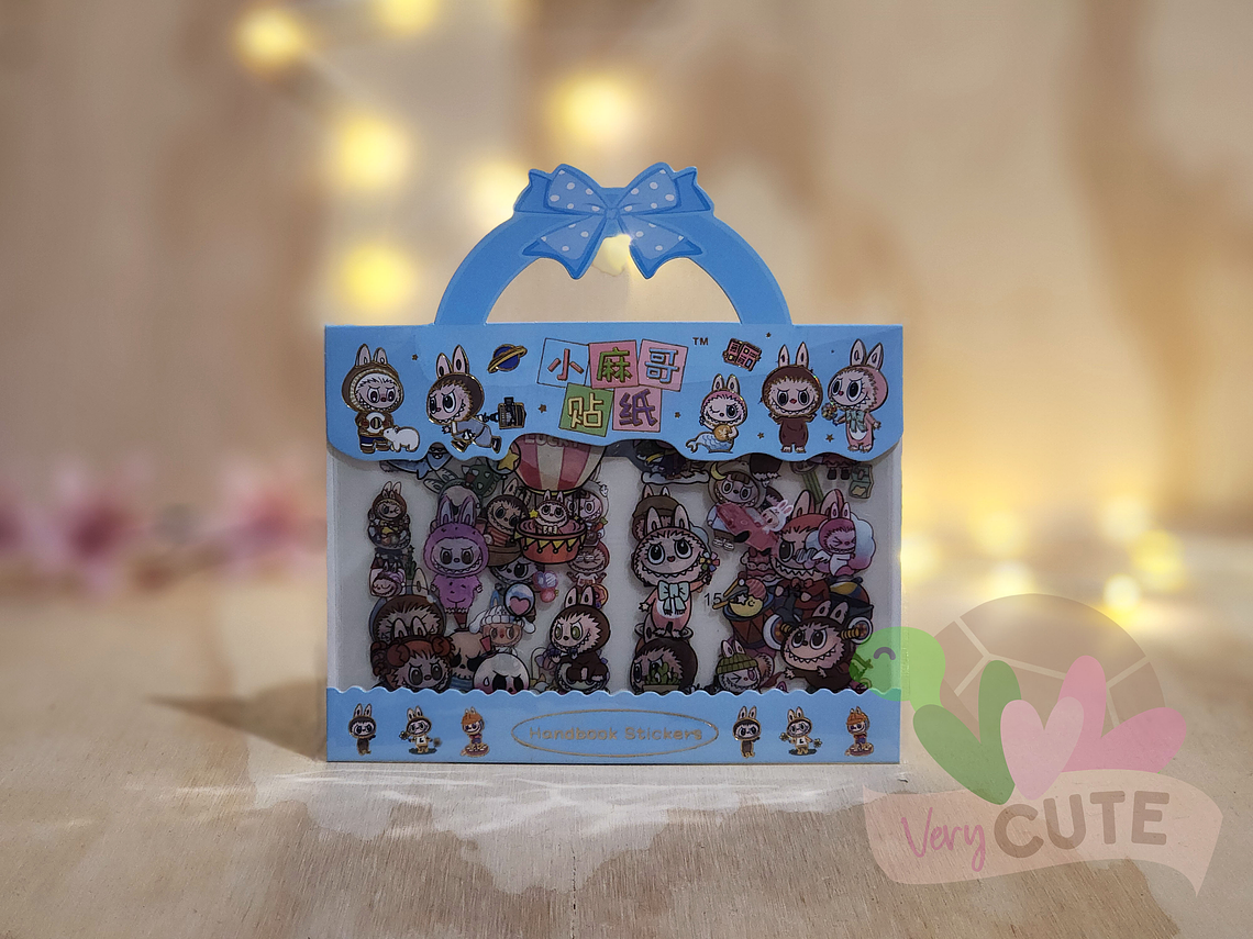 Stickers Labubu - 3 láminas 2