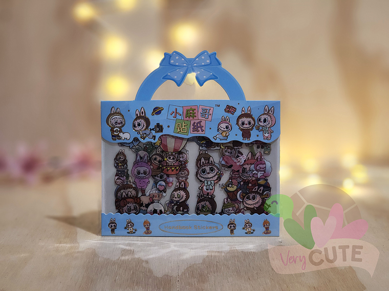 Stickers Labubu - 3 láminas 2