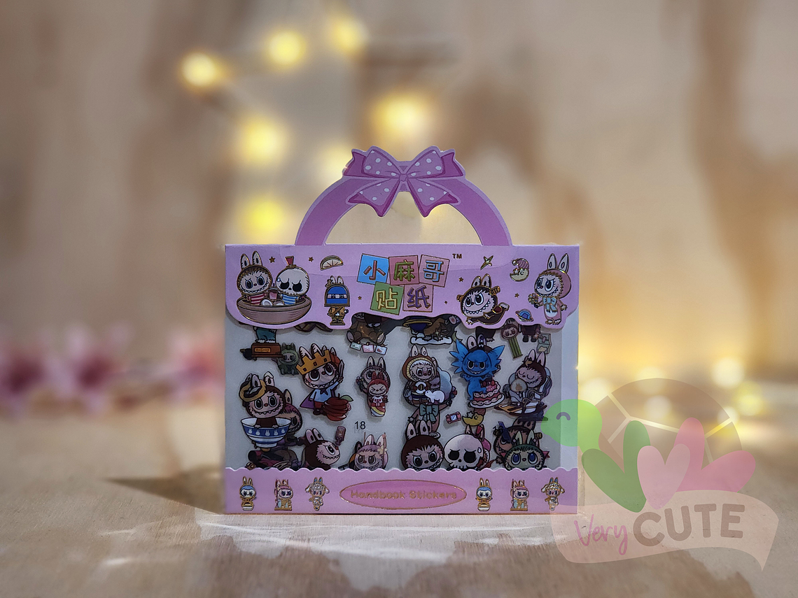 Stickers Labubu - 3 láminas 3