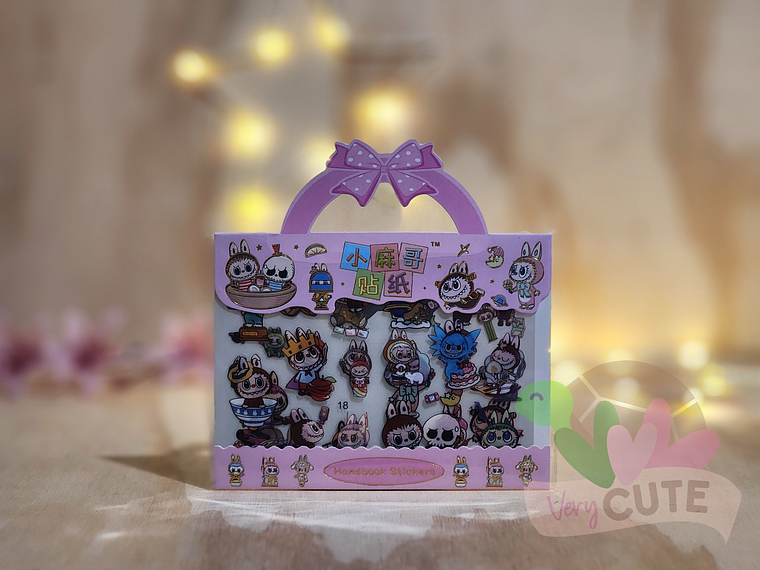 Stickers Labubu - 3 láminas 3