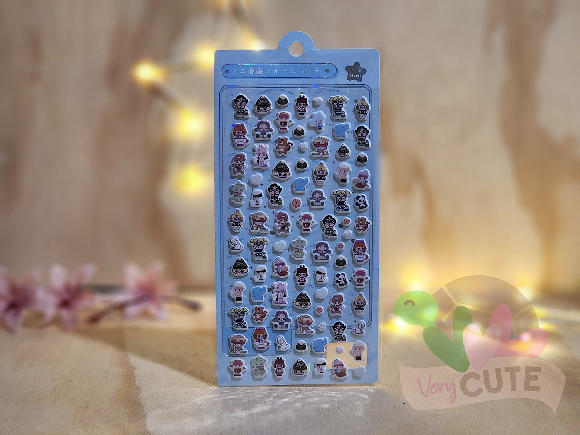 Stickers Relieve - Grande - Varios Diseños 2