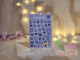 Stickers Relieve - Pequeño - Varios Diseños