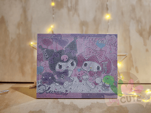 Set Pintura Diamante - Kuromy & Melody