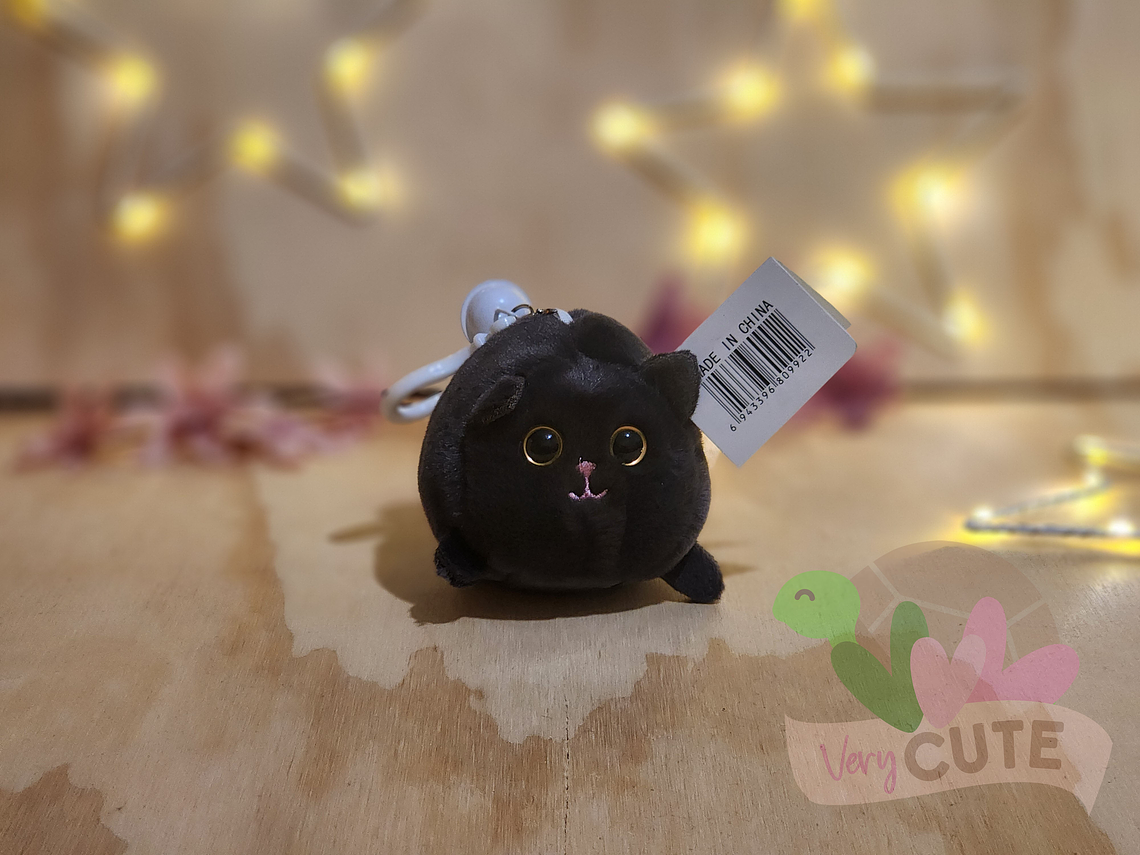 Llavero Peluche Gatito Redondito 2