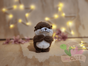 Llavero Peluche Nutria Traviesa