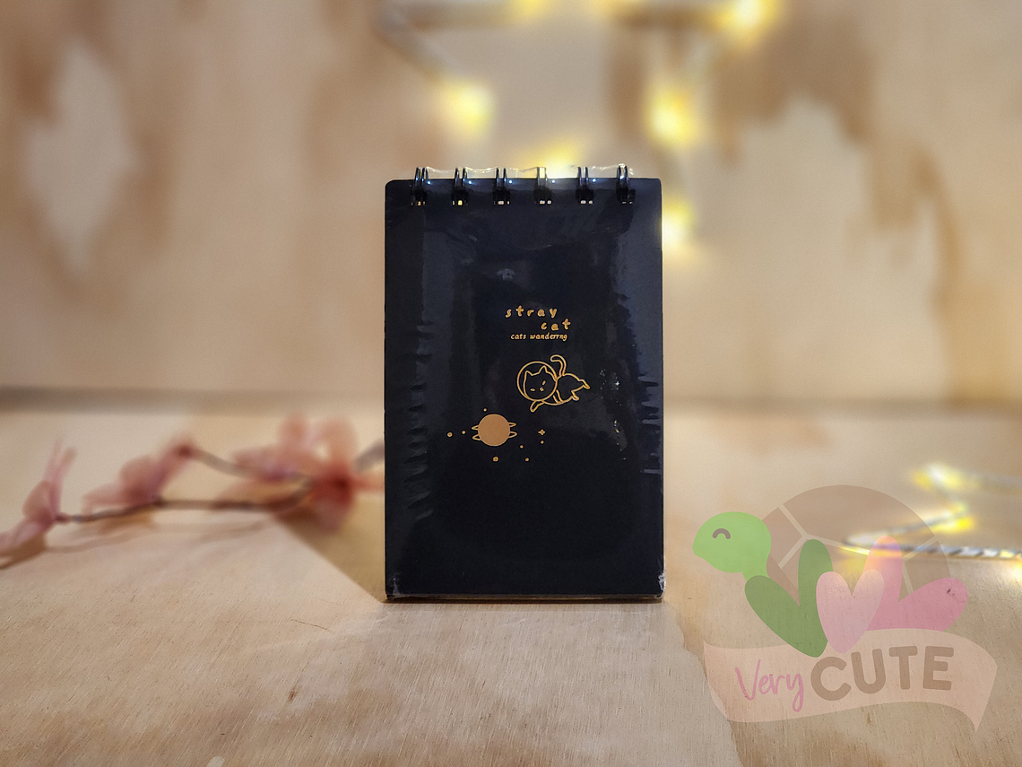  Mini Libreta Hojas Negras 1