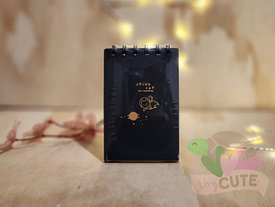  Mini Libreta Hojas Negras