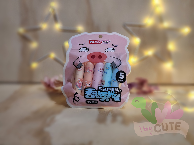 Mini Destacadores - Sausage 1