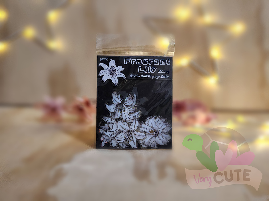 Stickers Flores Blancas 3