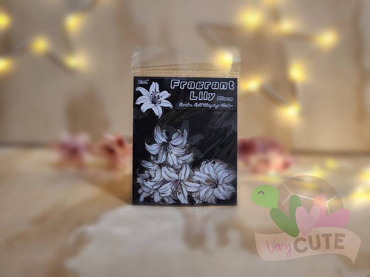 Stickers Flores Blancas 3