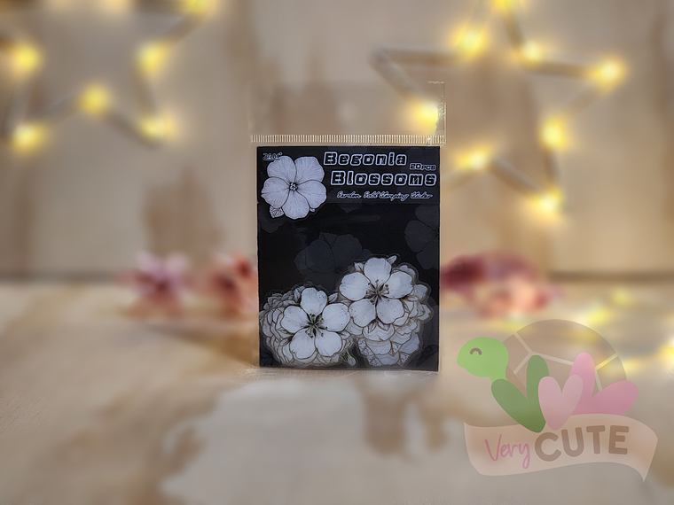 Stickers Flores Blancas 4