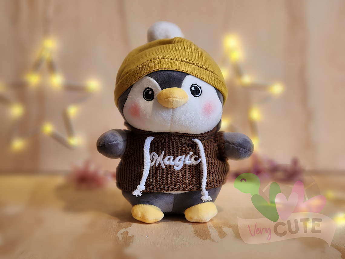 Peluche Pinguïno - Gorrito y Polera 1