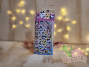 Stickers Chiikawa - 1 lámina