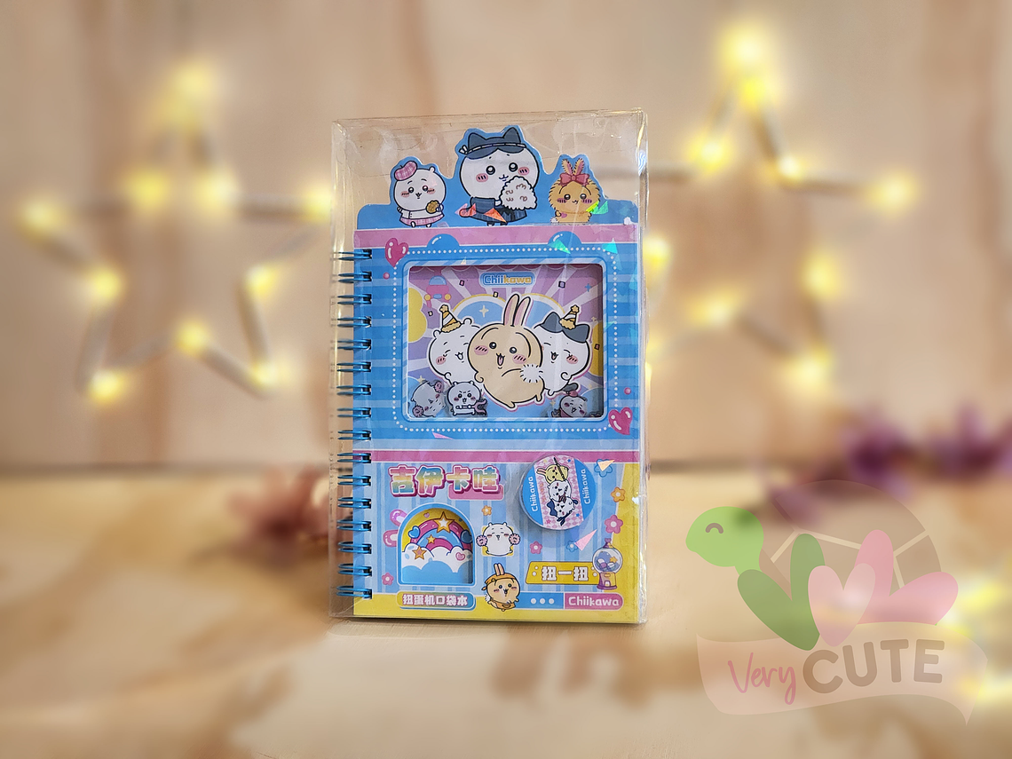 Libreta Chiikawa con Stickers 1