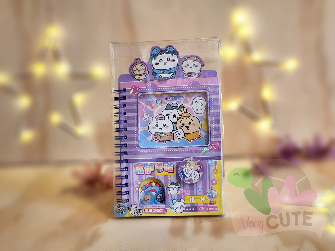 Libreta Chiikawa con Stickers 2