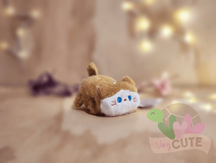 Llavero Peluche Gatito Relajado