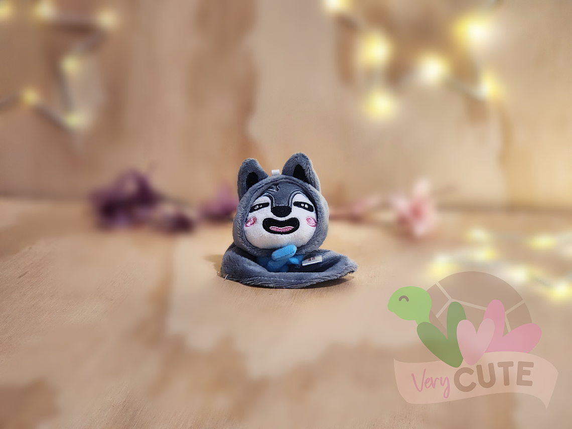 Llavero Peluche Skzoo Stray Kids - Ghost 2