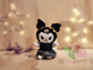 Llavero Peluche Kitty y Kuromi - Black Dress - Miniatura 2