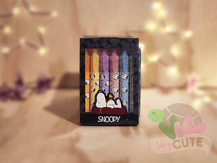 Set 6 Resaltadores Mooving Snoopy