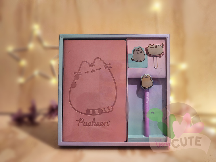 Set de Oficina - Mooving - Diseño Pusheen 1