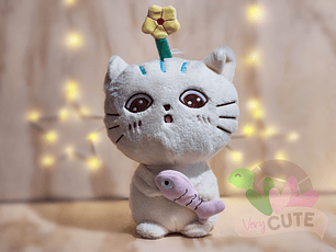 Peluche Gatito con Flor