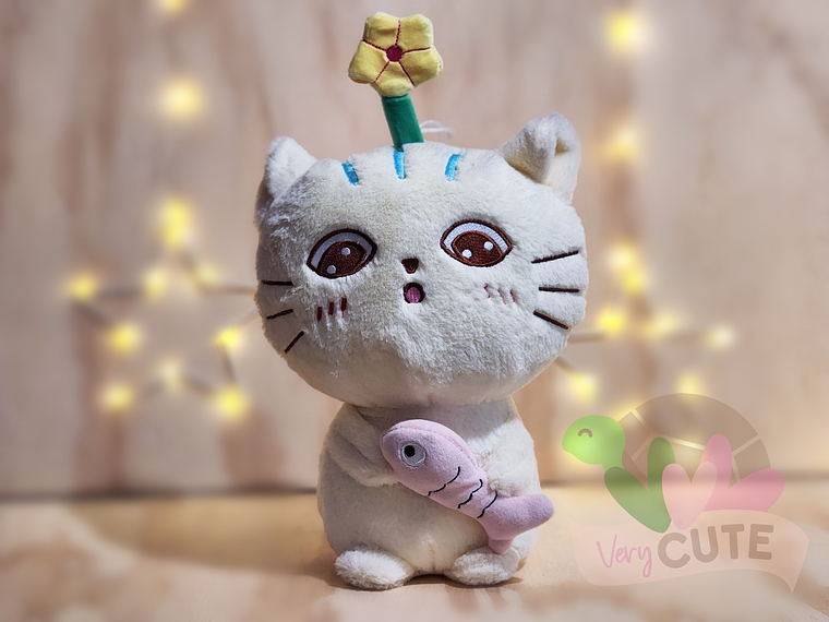 Peluche Gatito con Flor 1
