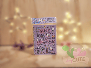 Libreta Stickers Mix - 16 hojas