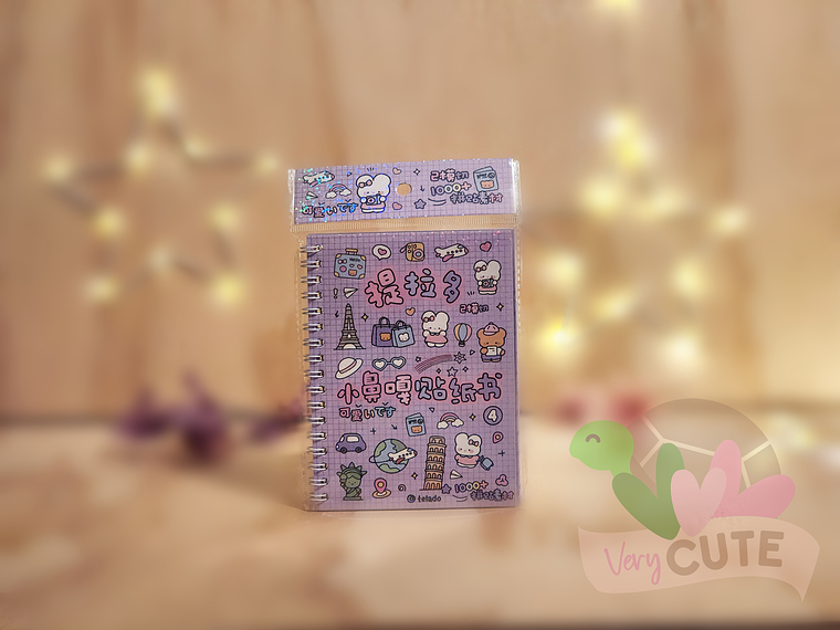 Libreta Stickers Mix - 16 hojas 1