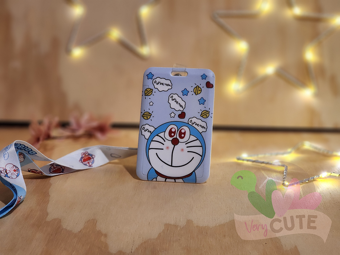 Porta Credencial + Lanyard - Doraemon 1