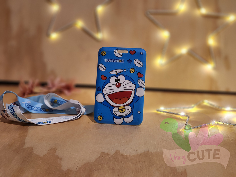 Porta Credencial + Lanyard - Doraemon 2