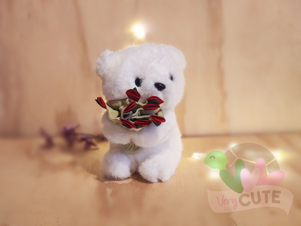 Peluche Osito con Flores 1